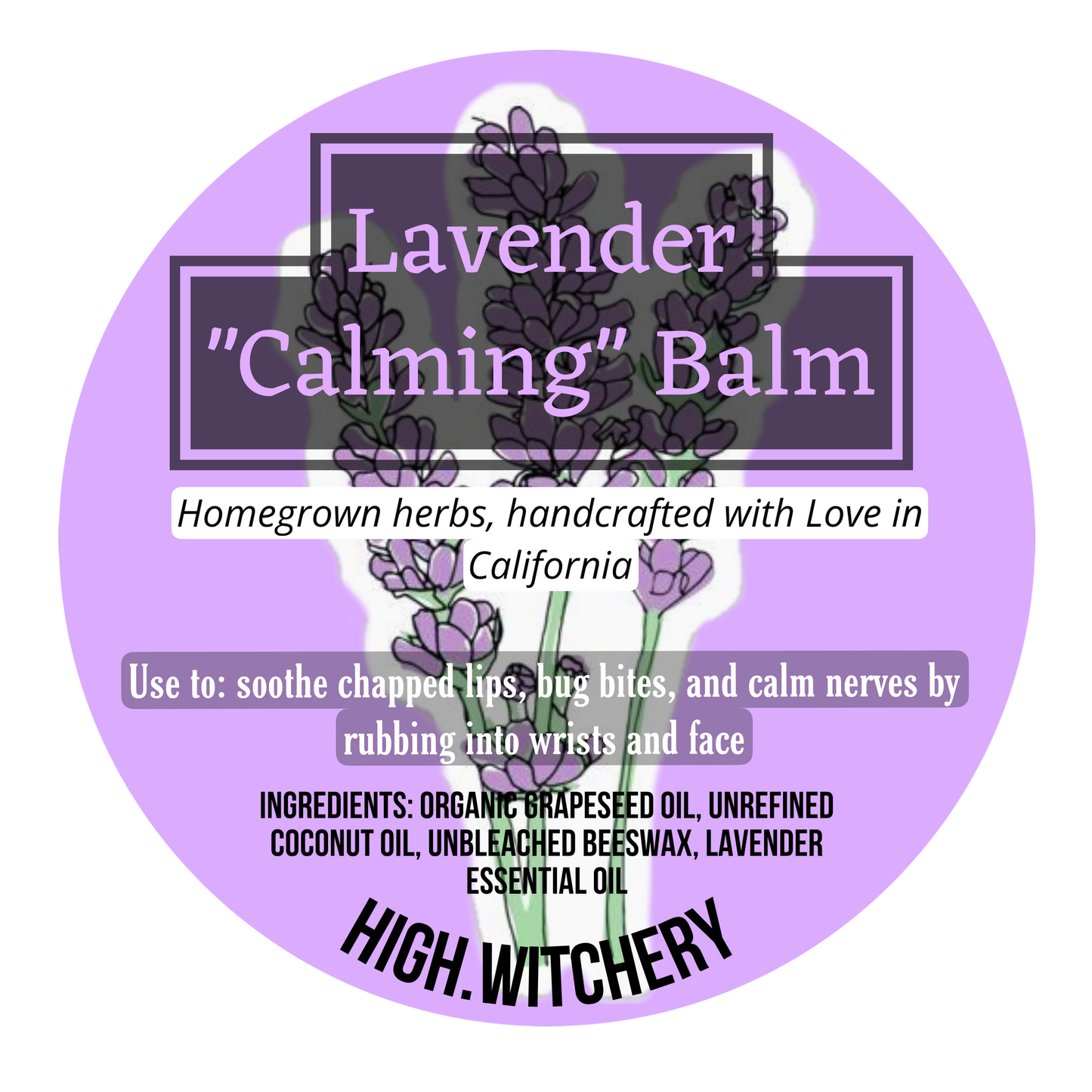Lavender Calming Balm To Hydrate Skin And Calm Fussy Kids | Aromatherapy