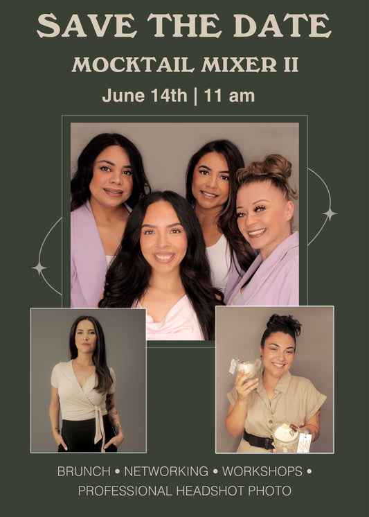 Mocktail Mixer RSVP | June 14th 11 am | Digital Ticket
