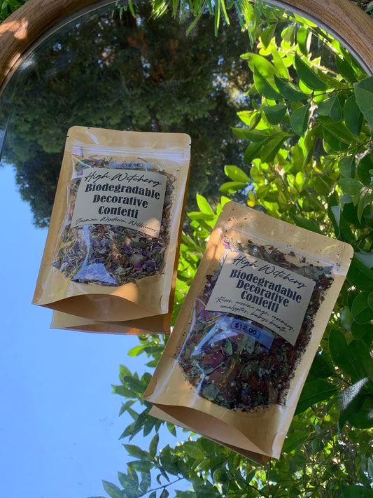 Biodegradable Confetti -Red Roses & Baby’s Breath | Decor