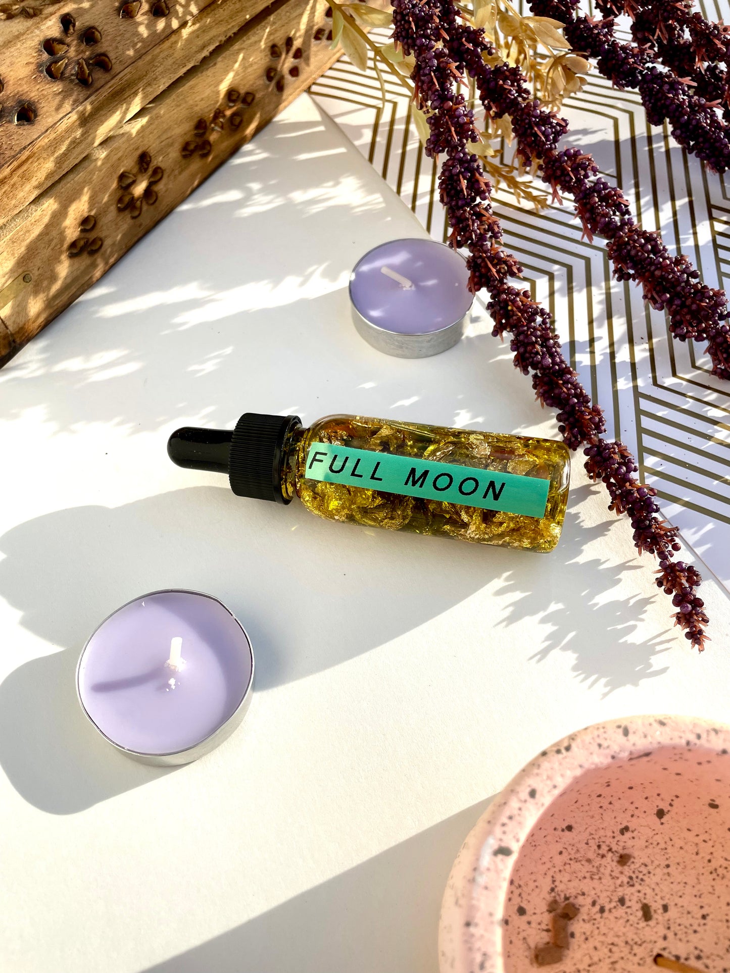 FULL MOON Intention Oil & Spray | Fragrant Body Oil made with Homegrown Botanicals