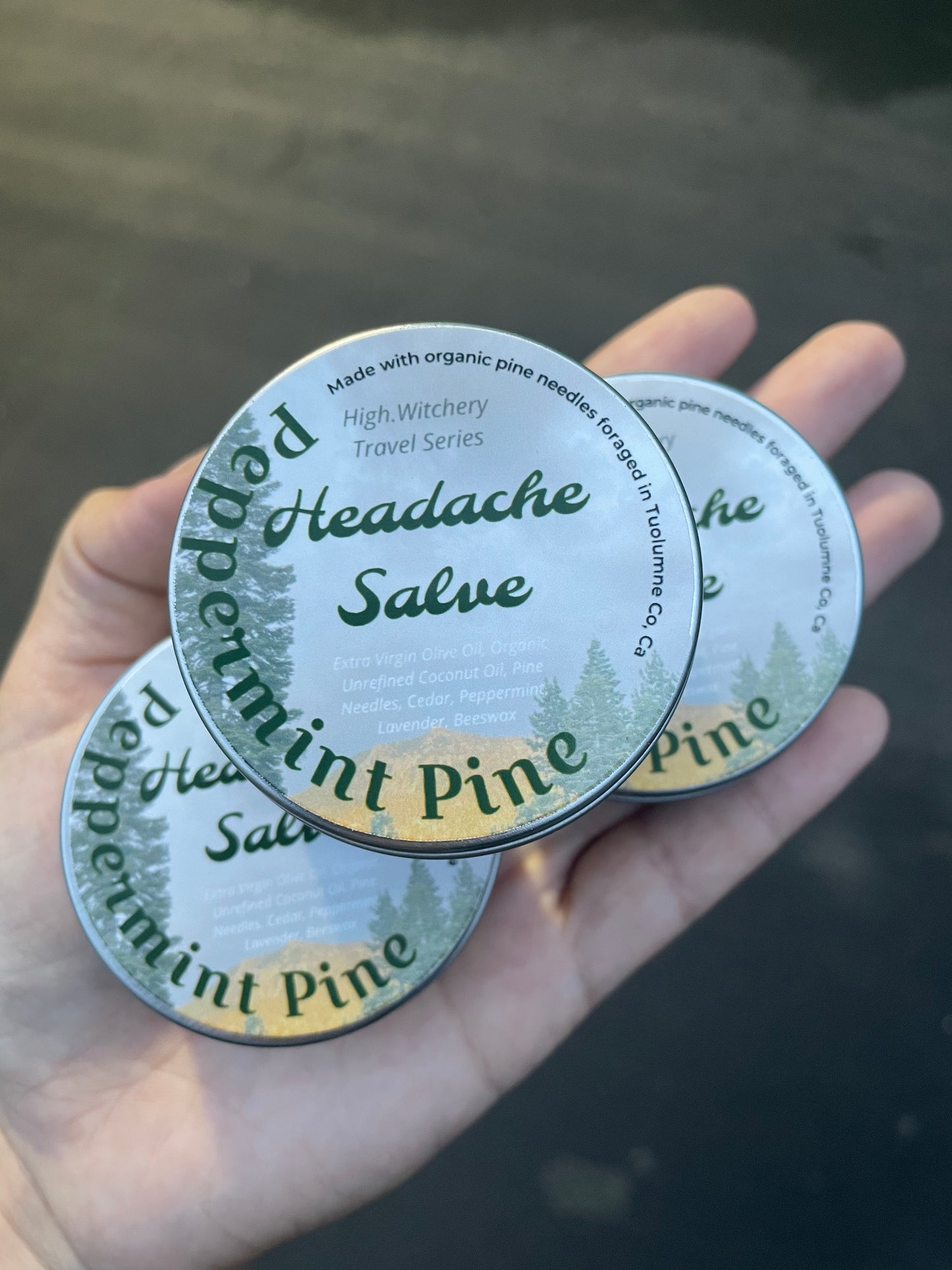 Peppermint Pine Headache Salve | Pain Relief & Skin Soothing