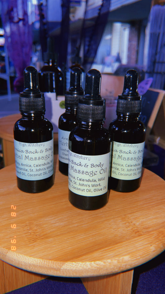 Arnica Back & Body Massage Oil | Pain Relief