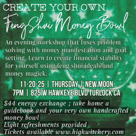 WORKSHOP- Feng Shui Money Bowl & Financial Advice | Digital Ticket