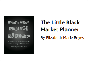 Little Black Market Planner Binder or Digital Download | Self Published Books