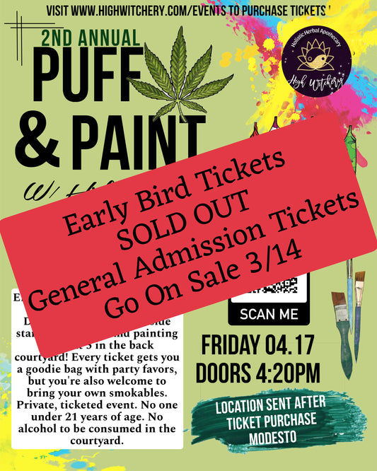 Puff & Paint Adults Only Experience | Digital Ticket | Events
