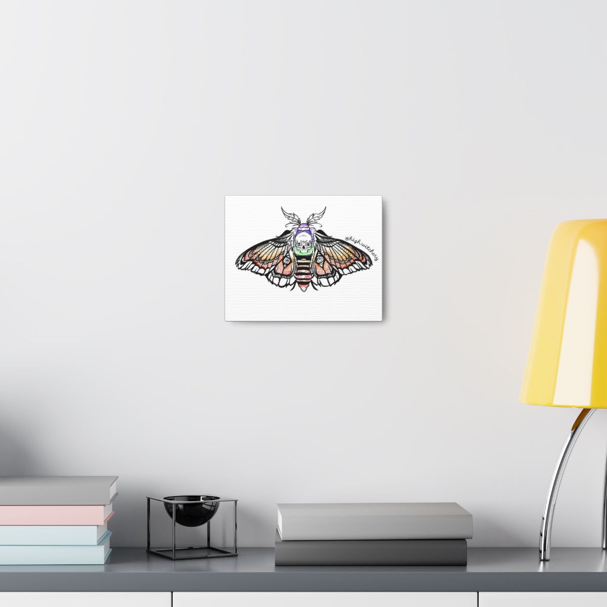 Death Moth Canvas Gallery Wraps