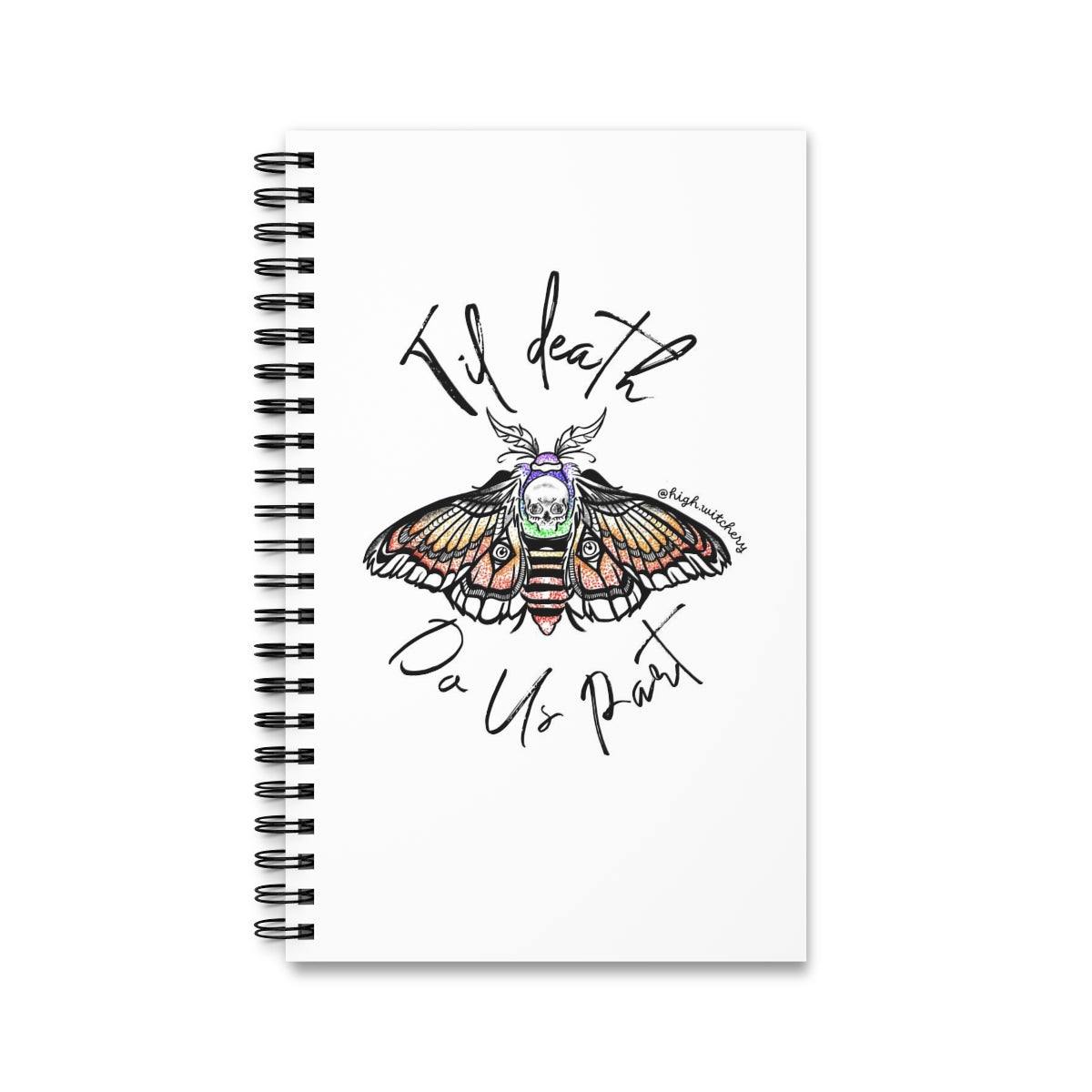 Death Moth Spiral Notebook EU