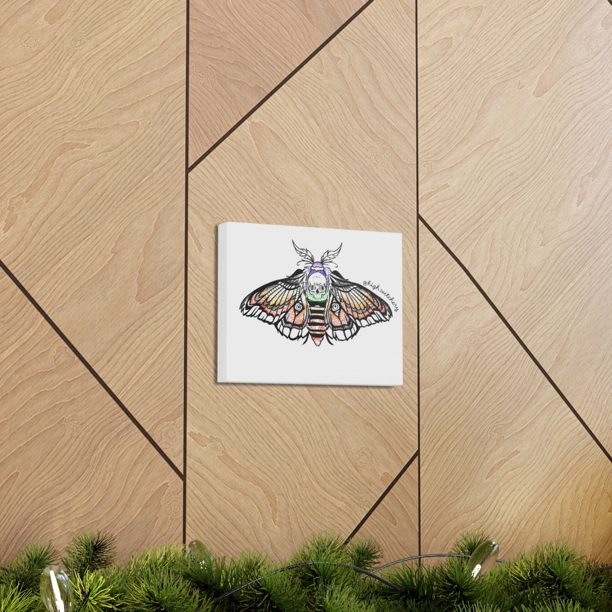 Death Moth Canvas Gallery Wraps